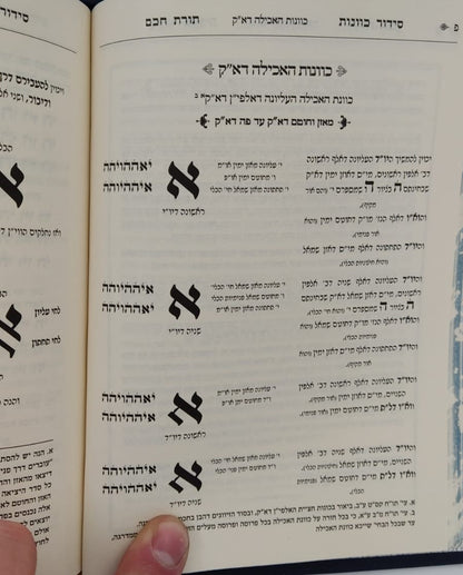 סידור תורת חכם - חלק סעודה וברכות הנהנין / הרב י.מ מורגנשטרן