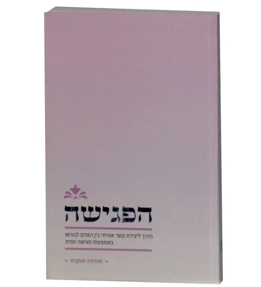 הפגישה - הדרך ליצירת קשר אמיתי בין האדם לבוראו / מהדורה מנוקדת