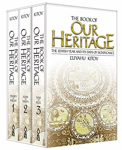 Book of Our Heritage: Rabbi Eliyahu Kitov - 3 Volume Pocket size Set / ספר התודעה קטן אנגלית