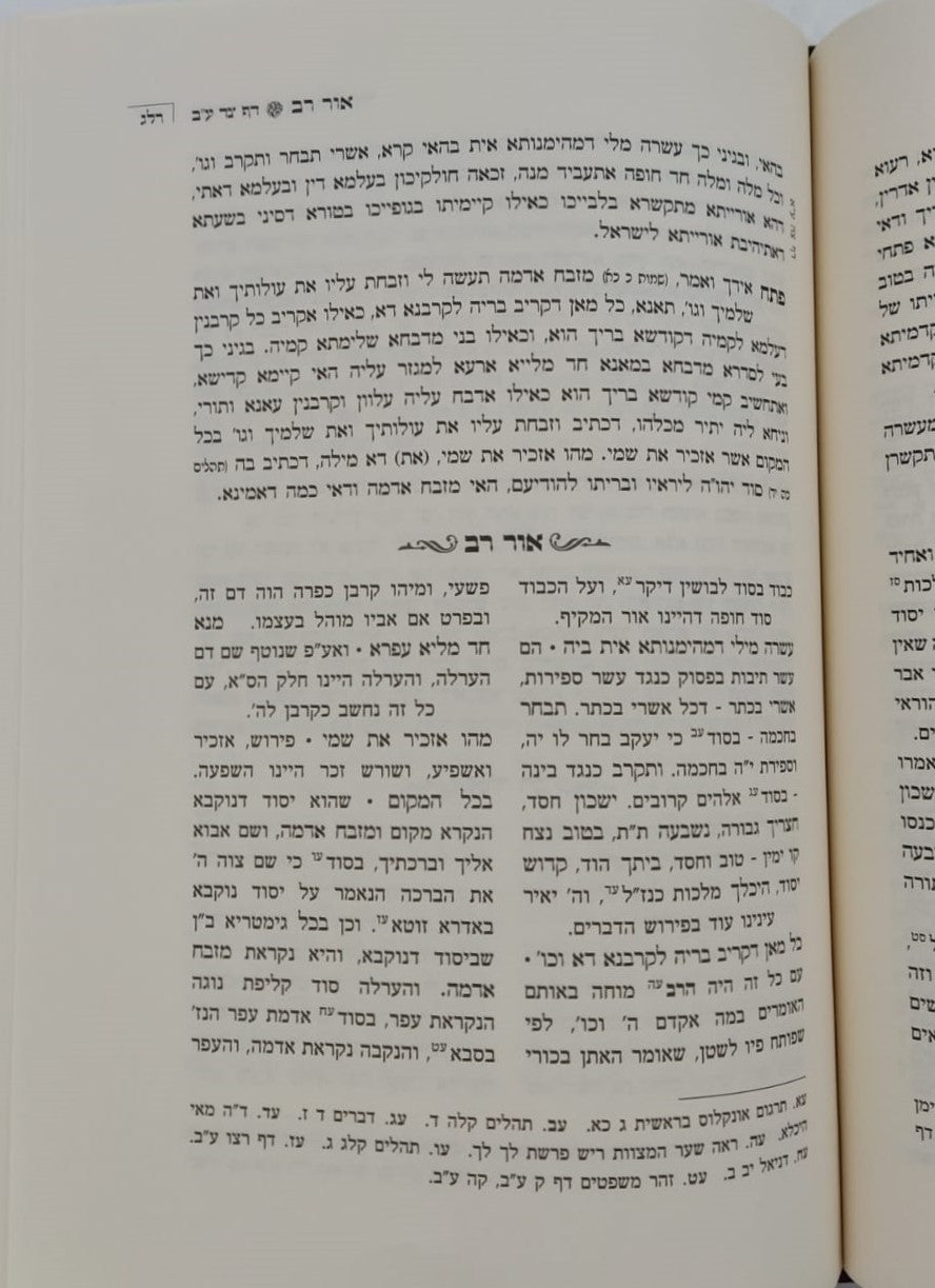 אור רב - פירוש על ספר הזוהר (פרשיות: נח, לך לך, וירא, חיי שרה, תולדות) - ספרי מהר"ם פאפירש / אהבת שלום