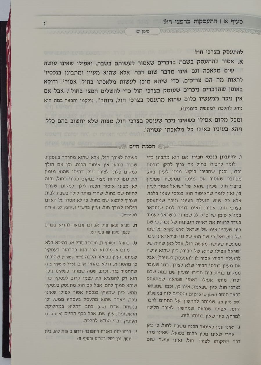 אוצר שבת כהלכתו - חכמת חיים ב' כרכים / הרב חיים זינגער שליט"א