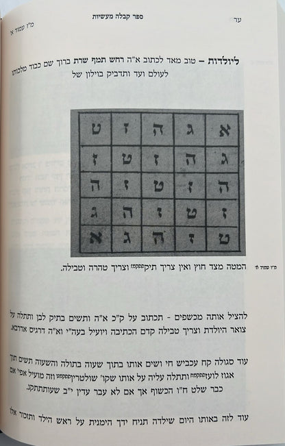 קבלה מעשיות - קמעים וסגולות לחשים, רפואות כוונות ופעולות