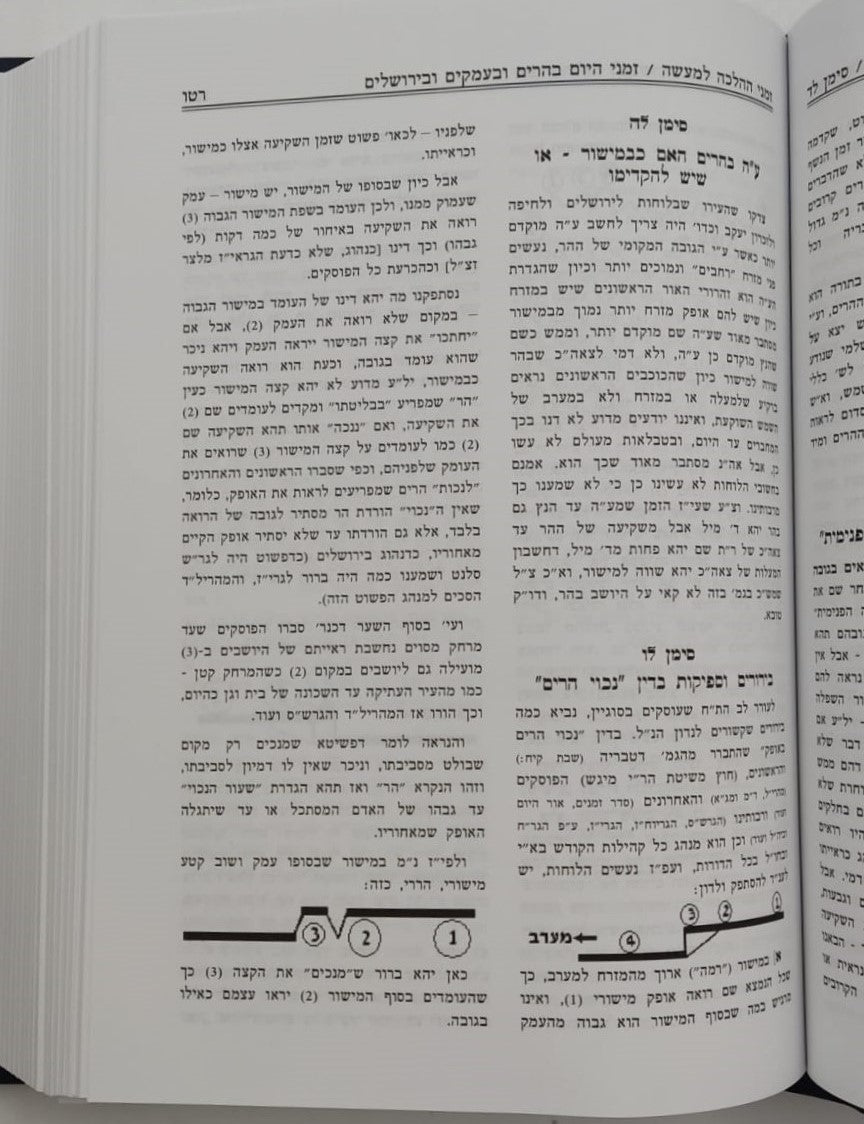 זמני ההלכה למעשה ב' כרכים / פלדהיים