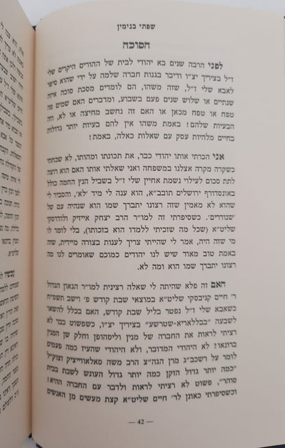 שפתי בנימין - מועדים / הרב בנימין זליגמן שליט"א
