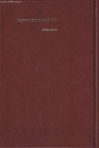 סליחות רינת ישראל