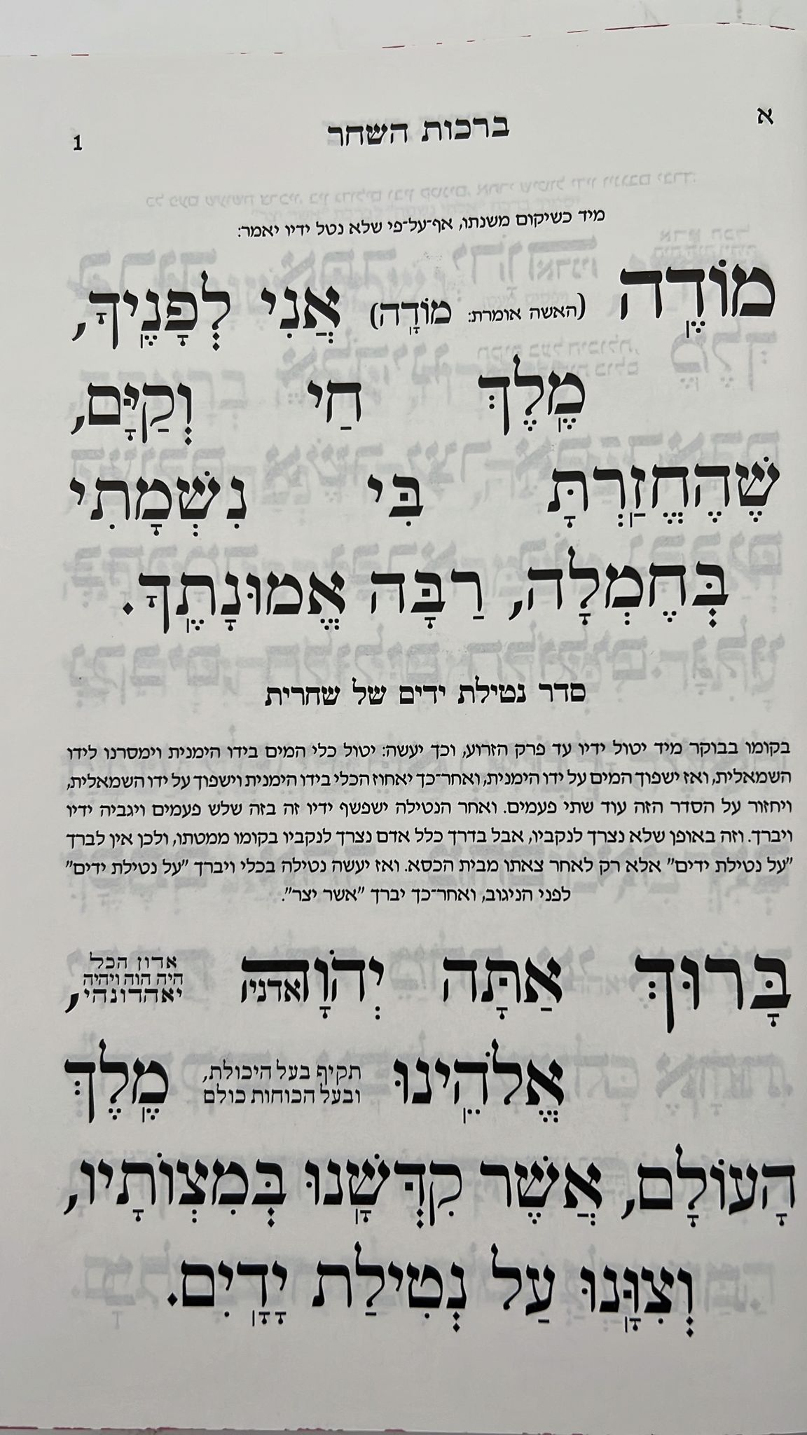 סידור אור השלום השלם - באותיות ענק / פורמט גדול