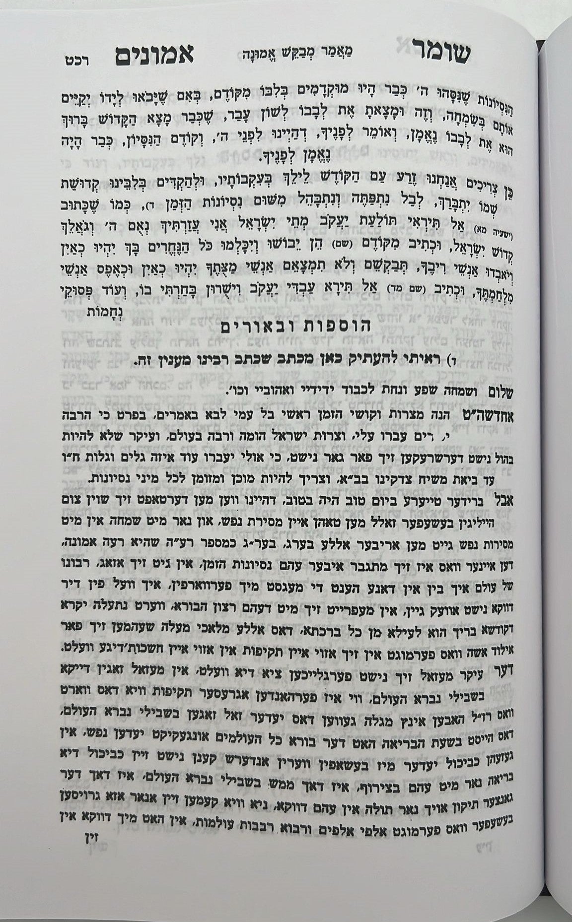 שומר אמונים המנוקד / הרב אהרון ראטה