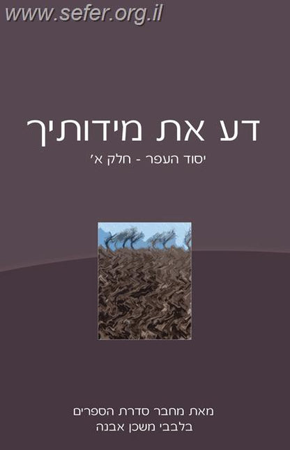 דע את מידותיך / הרב איתמר שוורץ