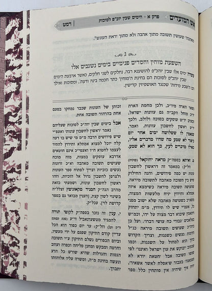 אש המועדים - עשי"ת, יום הכיפורים, סוכות / הכנה למועדי ה'