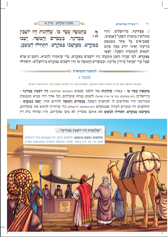 משניות מבוארות עם ציורים - שקלים / מכון אבוקה