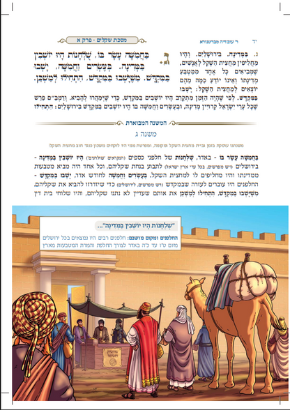 משניות מבוארות עם ציורים - שקלים / מכון אבוקה