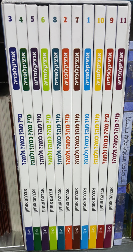 אנציקלופדיה מי מה כמה ולמה יא' כרכים / אברהם אוחיון