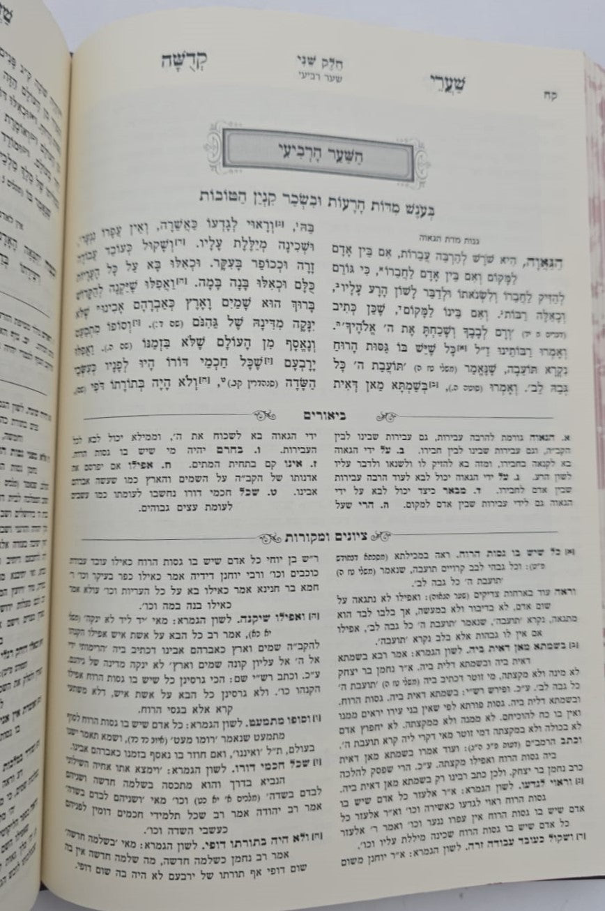 שערי קדושה המבואר למהרח"ו / עוז והדר