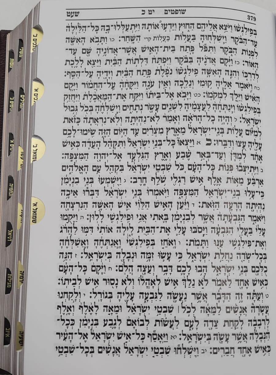 תנ"ך ישראל המפואר עם סימניות - מעלות / פאר הקודש