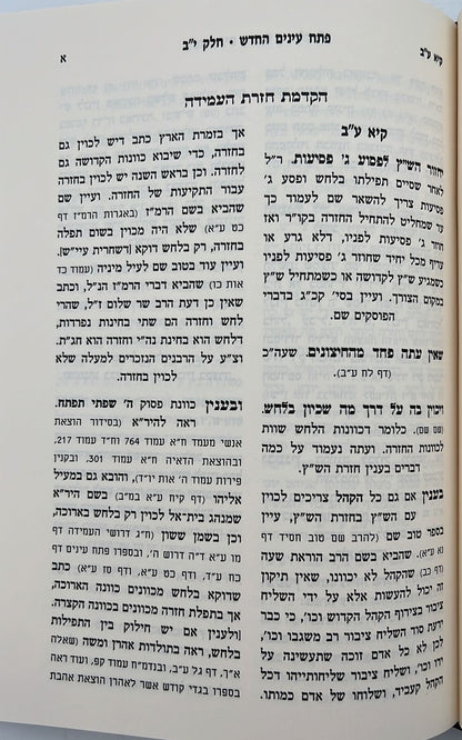 פתח עיניים החדש - על סידור הרש"ש זיע"א כרך יב' / רבי שריה דבליצקי זצ"ל