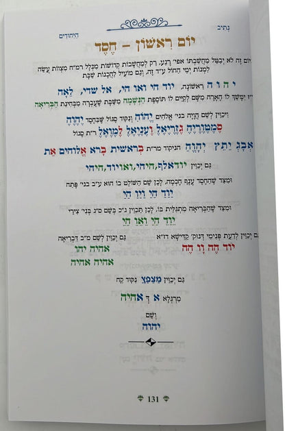 נתיבות שלום - נתיב היחודים השלם / לפי סדר הרש"ש זלה"ה