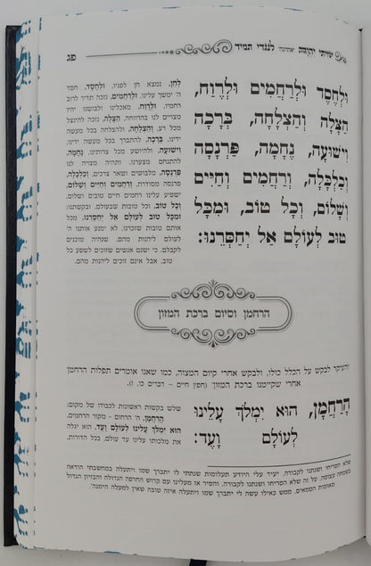 ברכת המזון וברכות הנהנין - טיב הברכה • טיב הפנינים / הרב גמליאל הכהן רבינוביץ