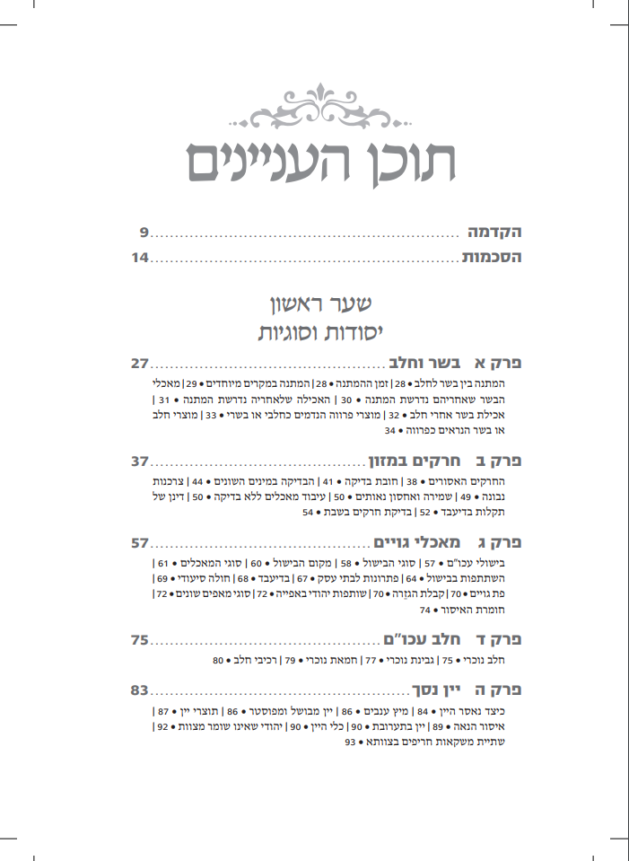 כושרות - מדריך הלכתי מעשי ללימוד כשרות