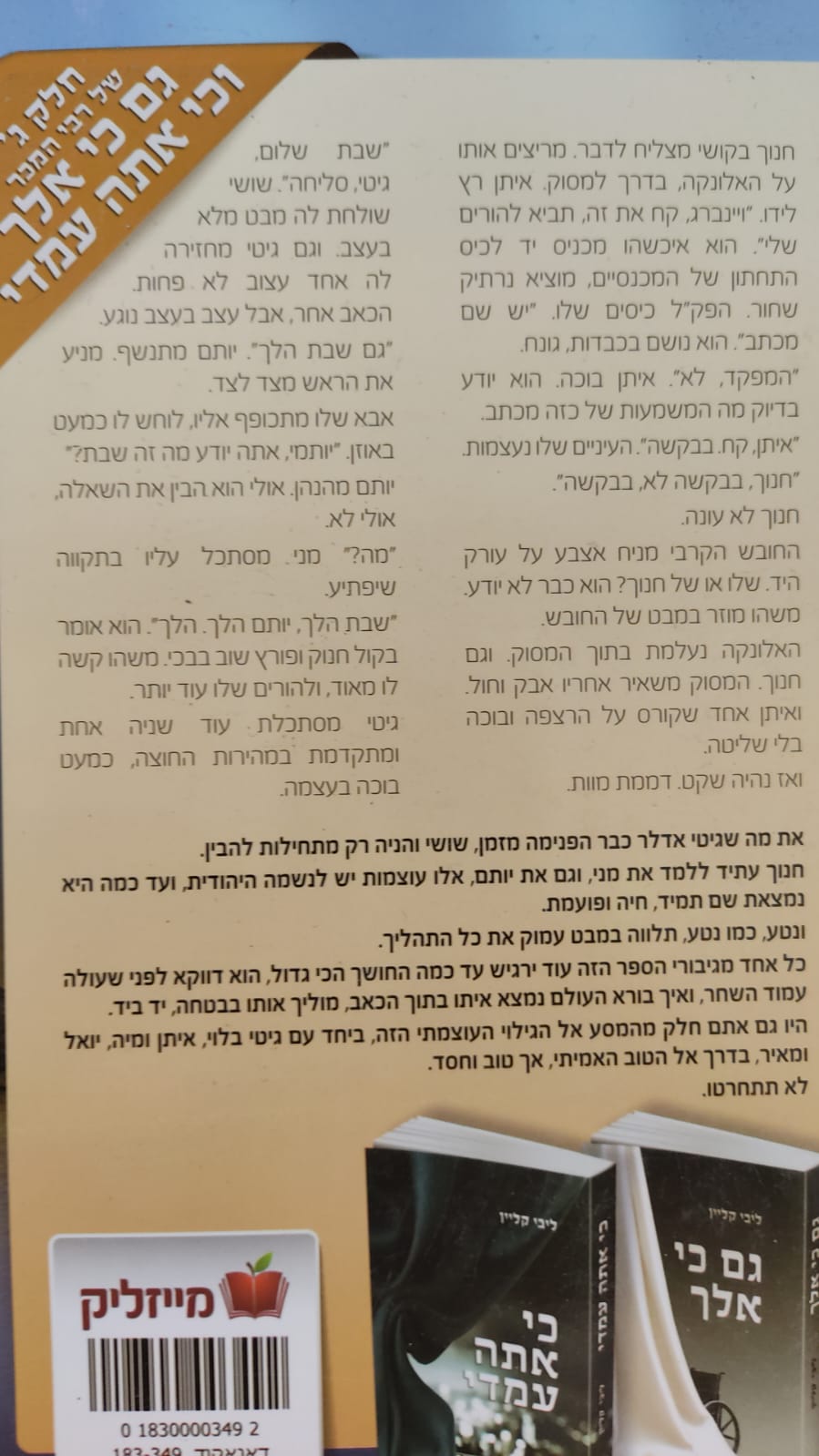 אך טוב וחסד / ליבי קליין