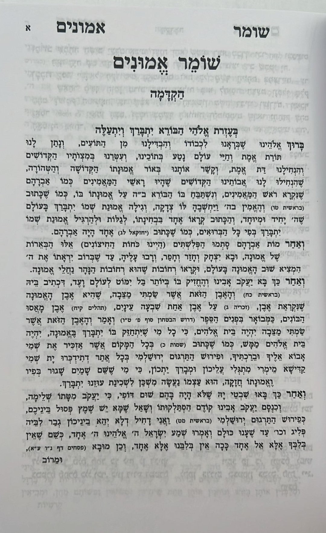 שומר אמונים המנוקד / הרב אהרון ראטה