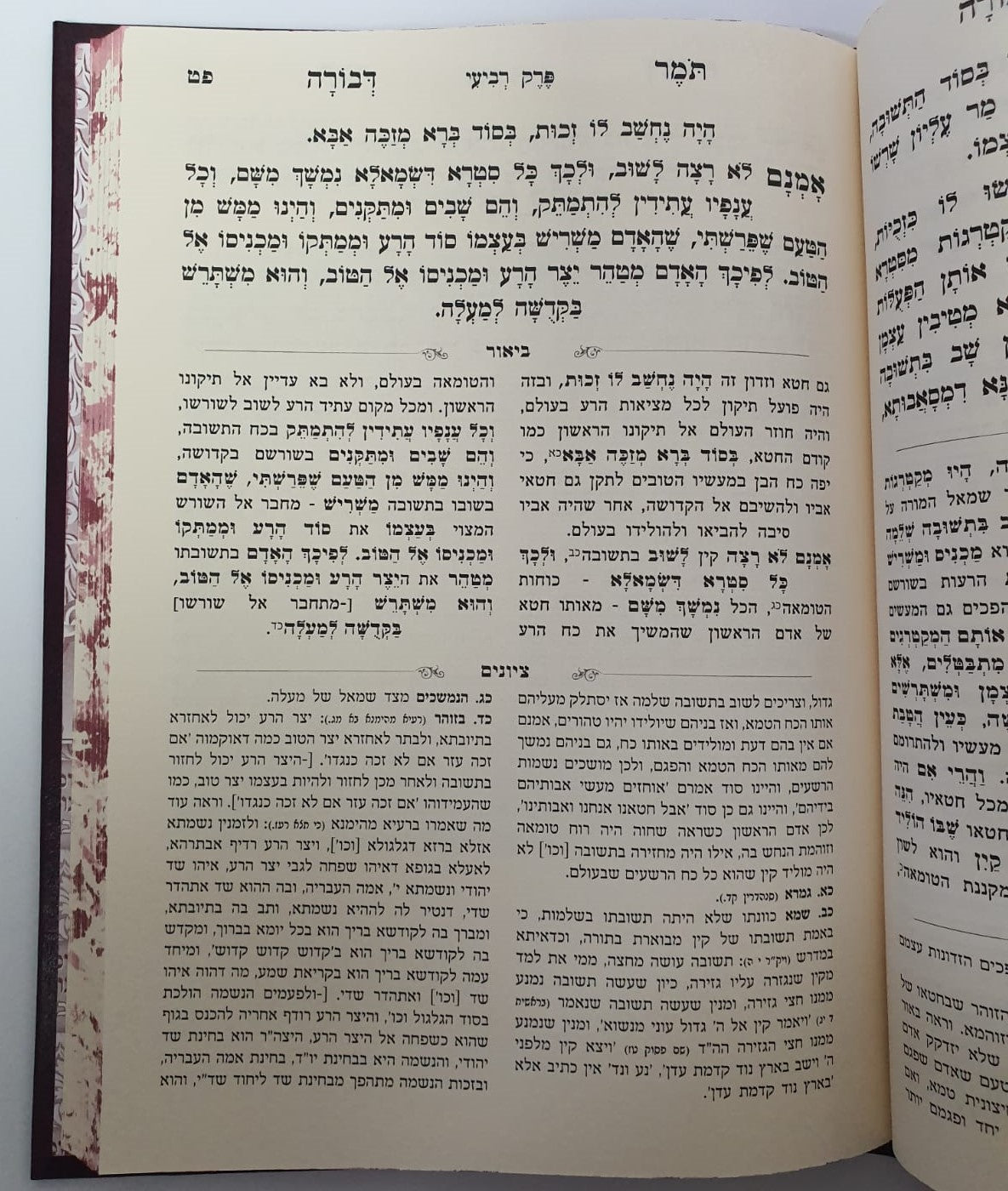 תומר דבורה המבואר / עוז והדר