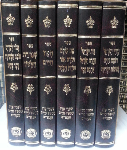 סט כל ספרי החפץ חיים מנוקדים ו' כרכים / הוצאת בלום