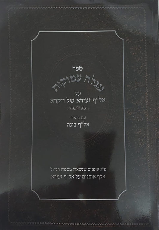 מגלה עמוקות אלף זעירא של ויקרא עם ביאור אלף בינה / ר' נתן נטע שפירא זצוק"ל