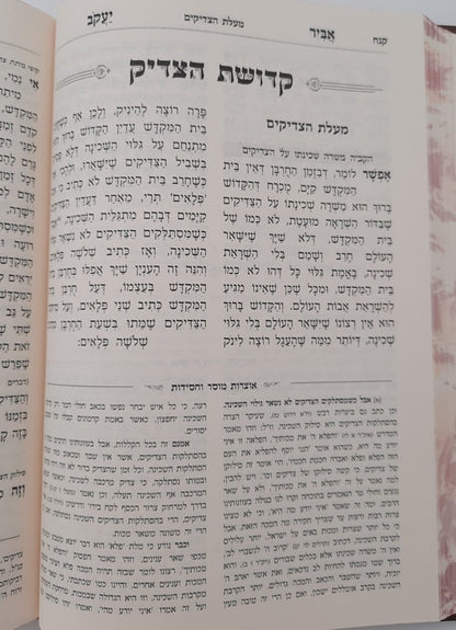 תורת אביר יעקב - על דרך הפשט / רבינו יעקב אבוחצירא זצוק"ל