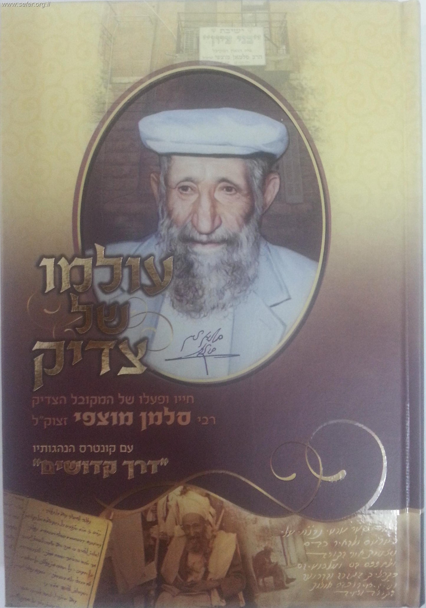 עולמו של צדיק / רבי סלמן מוצפי זצוק"ל