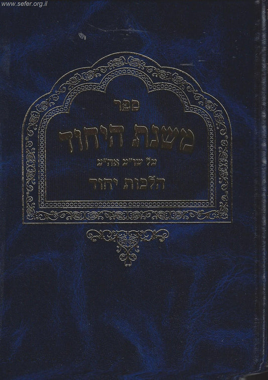 משנת הייחוד / הרב משה פנירי