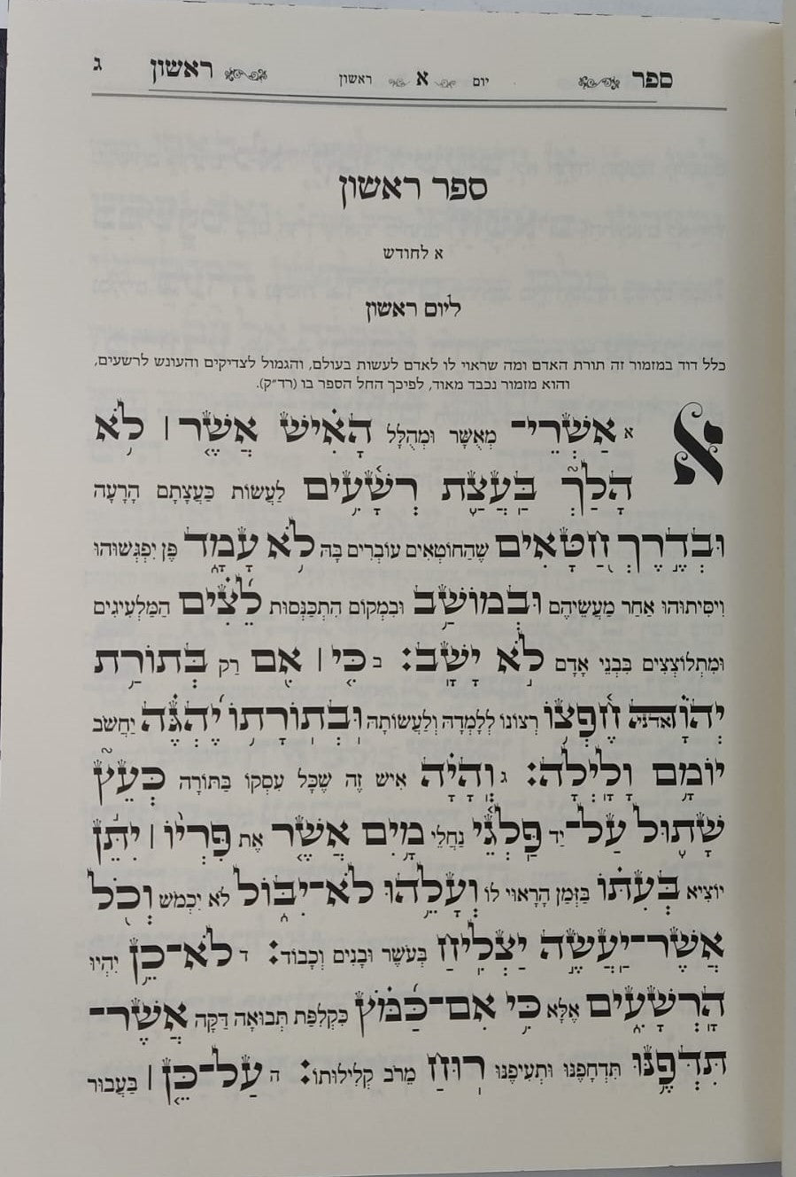 תהילים עם ביאור משולב נהרות אליהו / פורמט גדול