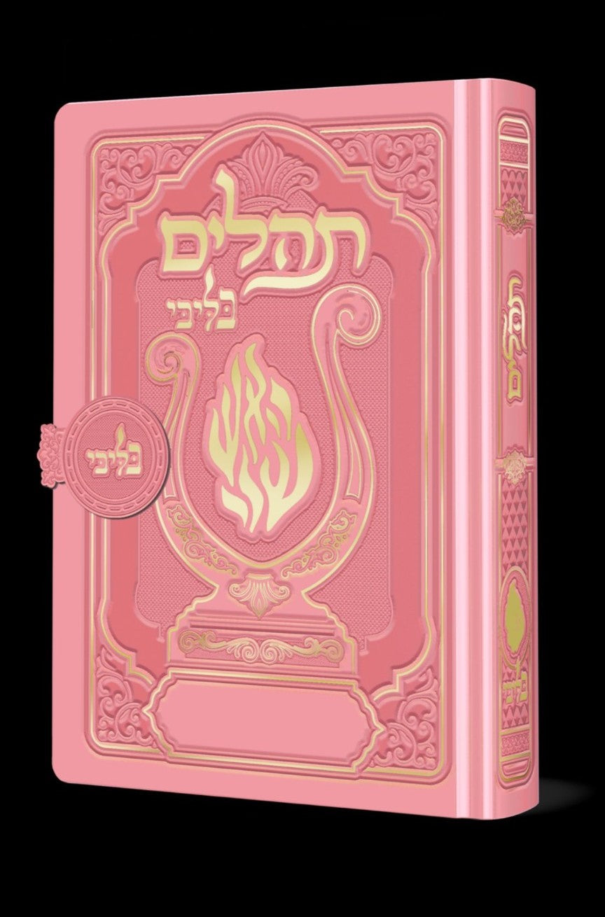 תהלים מגנט - הנבל עם האש שלי צבע ורוד בייבי פורמט בינוני / בליבי