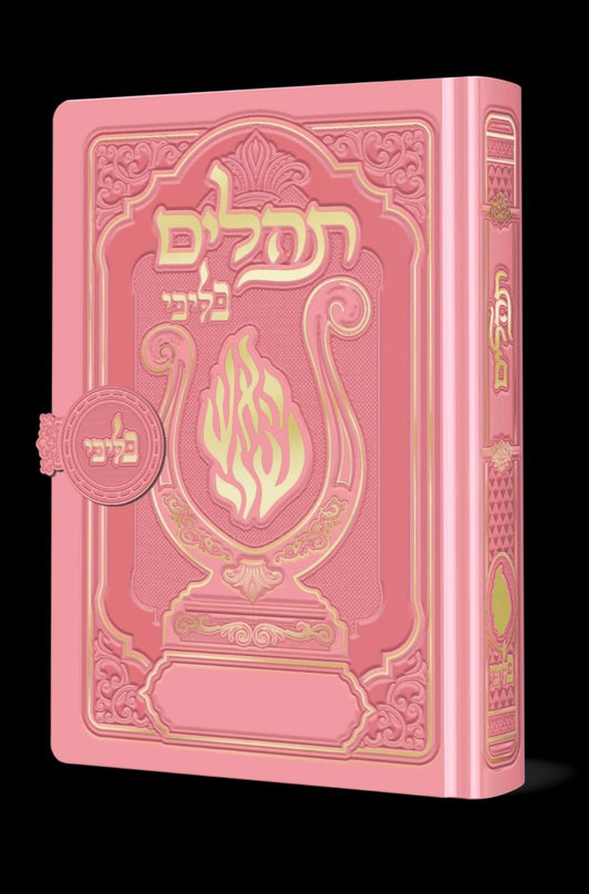 תהלים מגנט - הנבל עם האש שלי צבע ורוד בייבי פורמט בינוני / בליבי