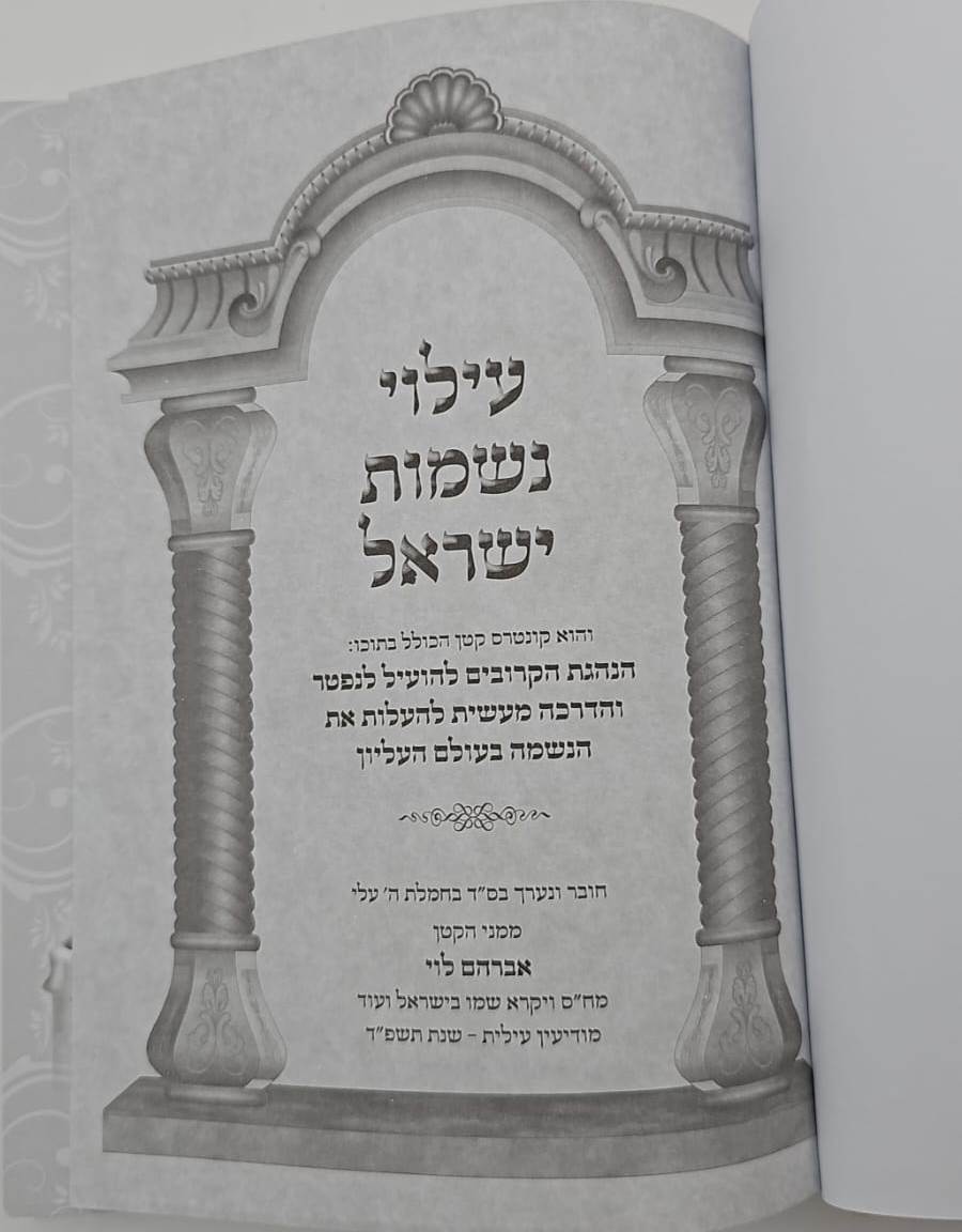 עילוי נשמות ישראל - הנהגת הקרובים להועיל לנפטר בעולם העליון / הרב אברהם לוי