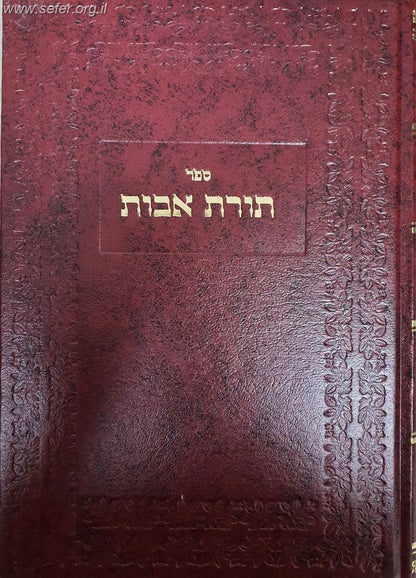 תורת אבות - מאמרים על התורה והמועדים ושערי עבודת ה' / שושלת חסידות סלונים