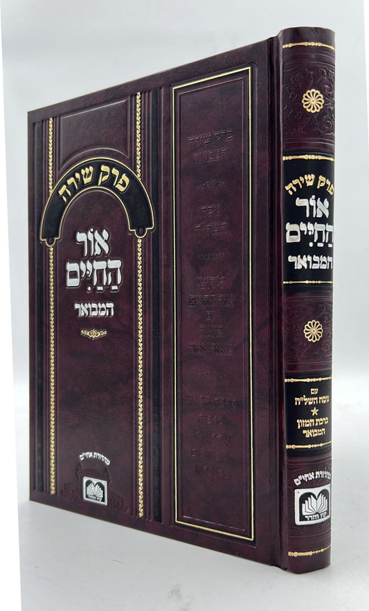 פרק שירה - עם ביאור אור החיים הקדוש / עוז והדר