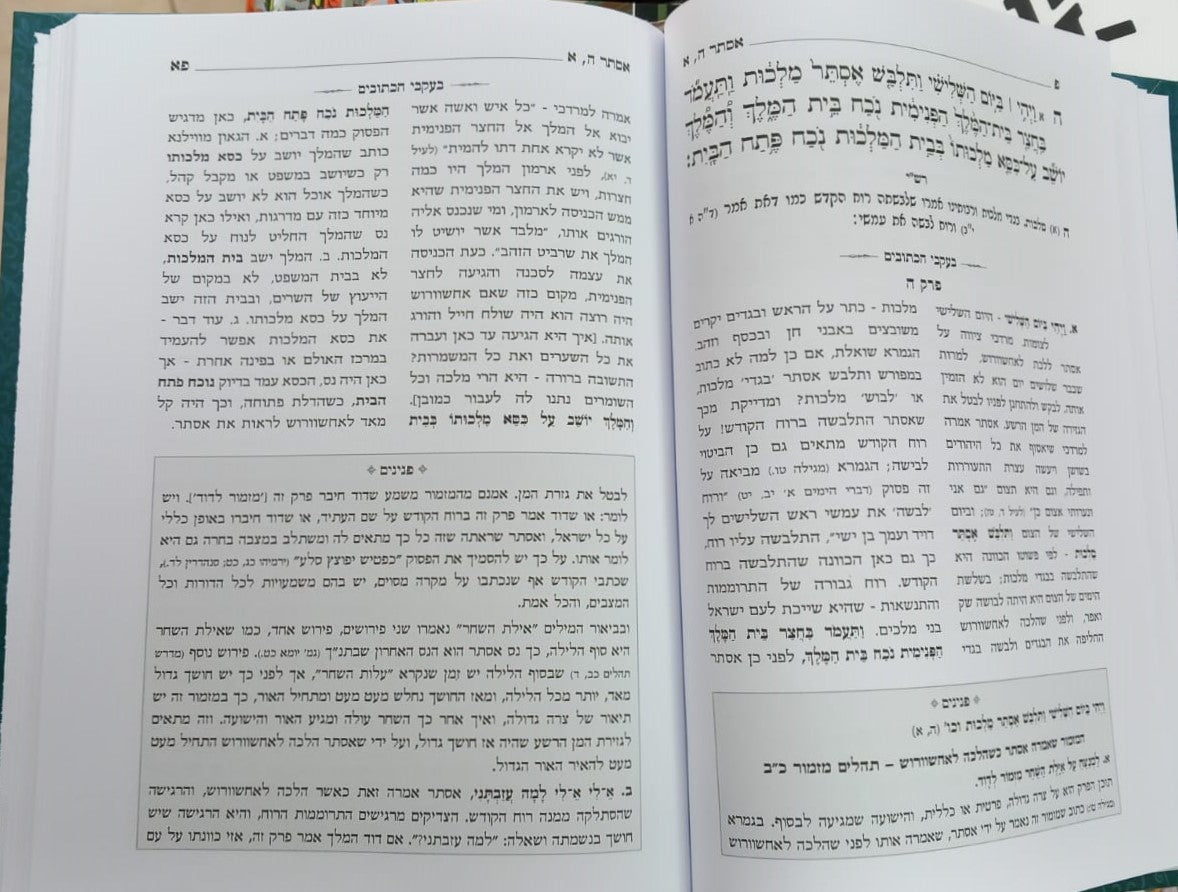 בעקבי הכתובים - מגילת אסתר / מרבינו הגאון רבי יעקב אדלשטיין זצוק"ל