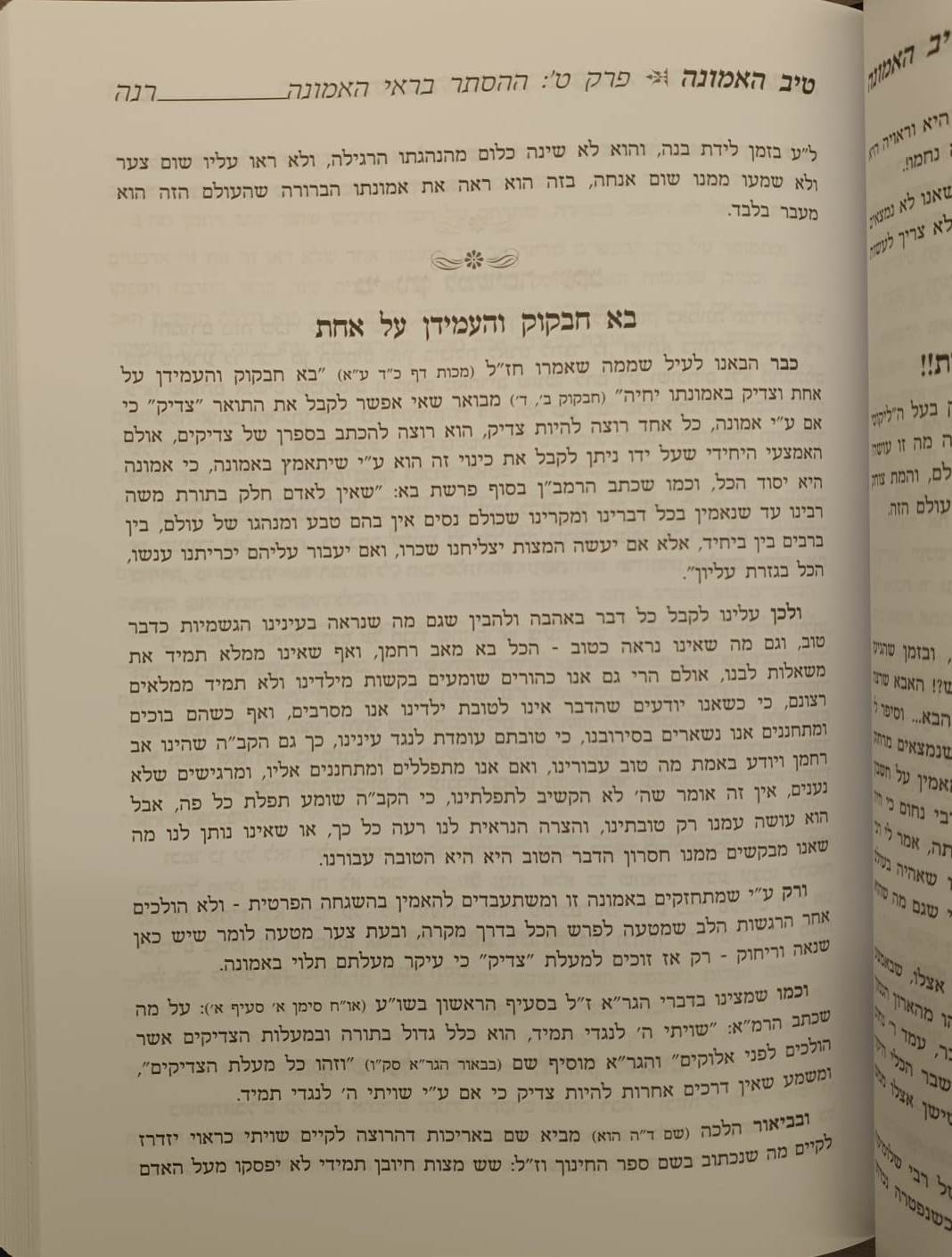 טיב האמונה - על ענייני אמונה / הרב גמליאל הכהן רבינוביץ