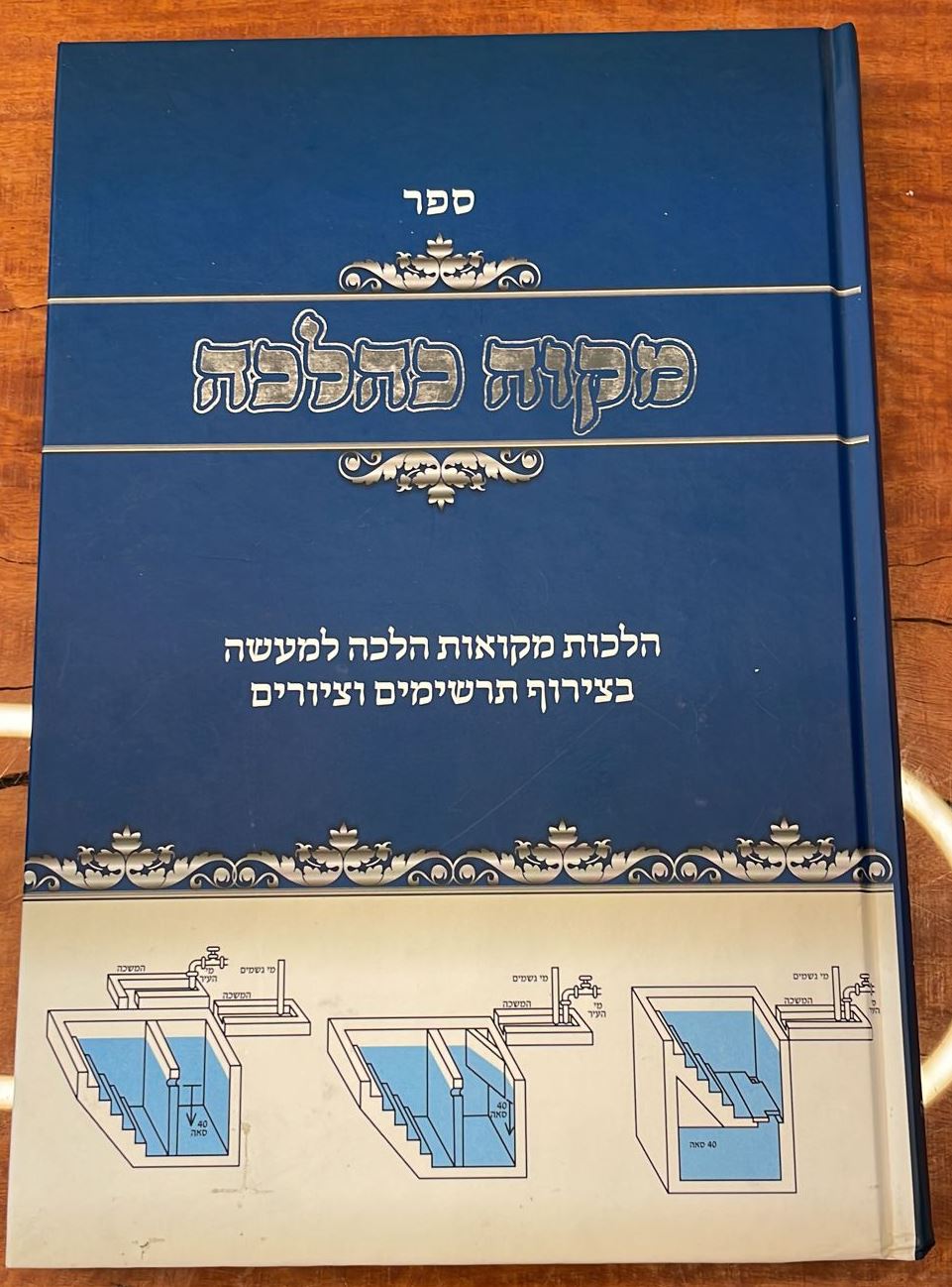 מקוה כהלכה - הלכות מקוואות הלכה למעשה בצירוף תרשימים וציורים