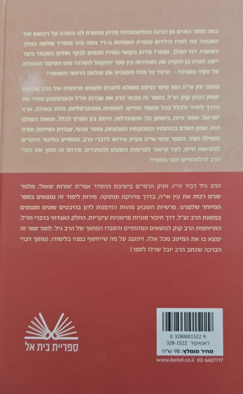 עיוני אי"ה חלק ג' / גיל דביר