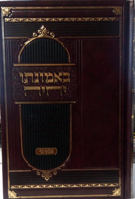 באמונתו יחיה - אסופת ועדים בענין הבטחון / הגאון רבי יחזקאל אברמוב שליט"א