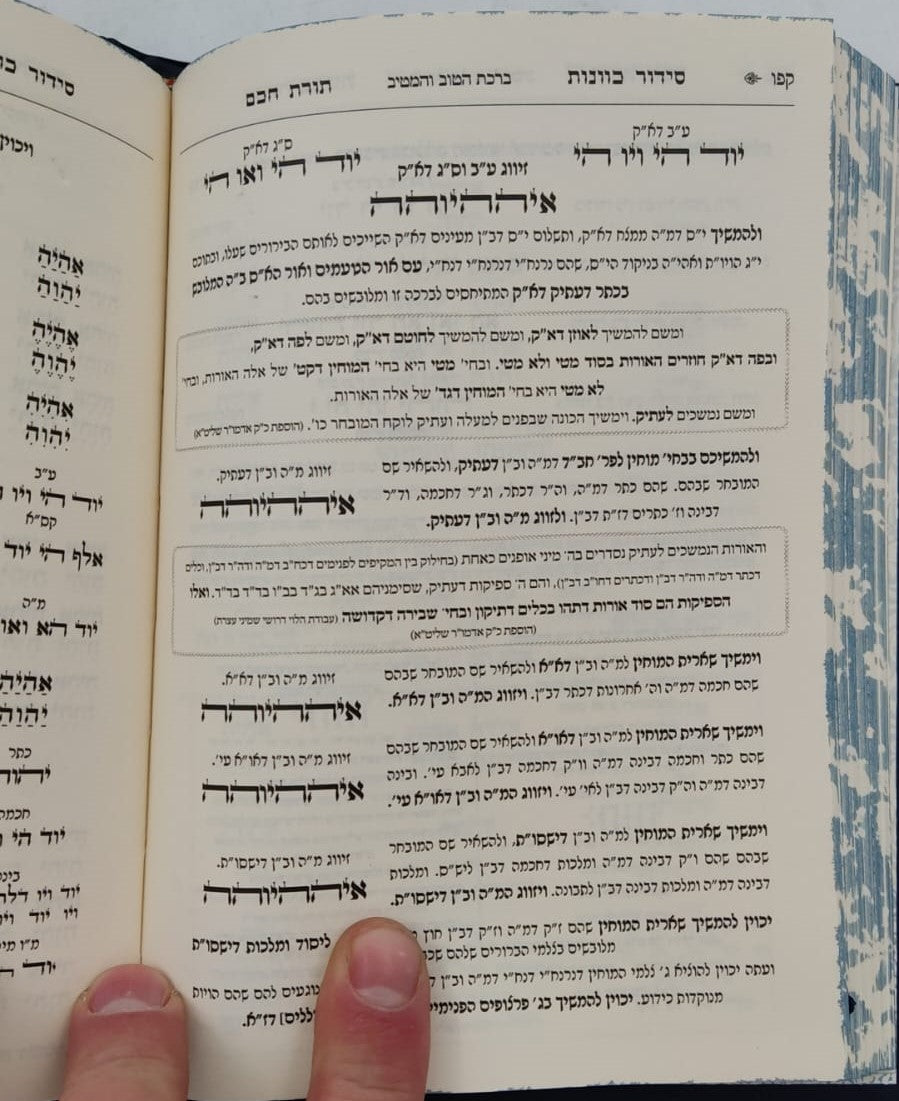 סידור תורת חכם - חלק סעודה וברכות הנהנין / הרב י.מ מורגנשטרן