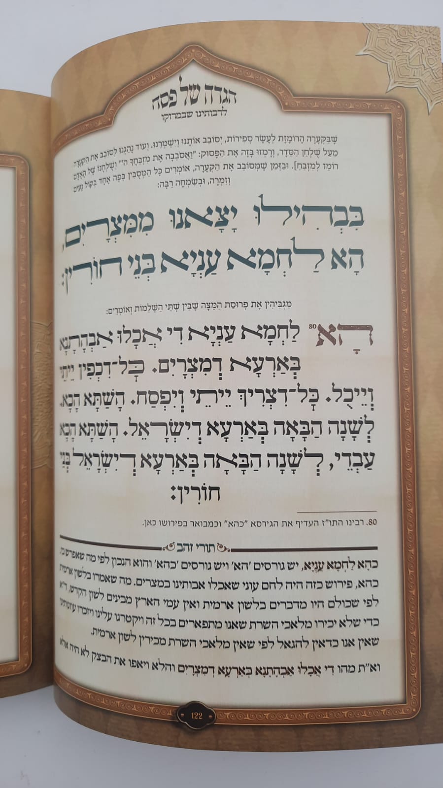 הגדה של פסח - לרבותינו חכמי מרוקו