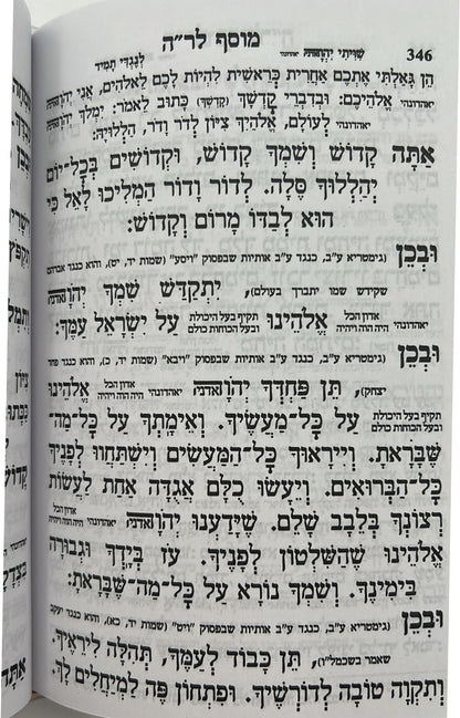 מחזור עבודת השם - ראש השנה / נוסח עדות המזרח