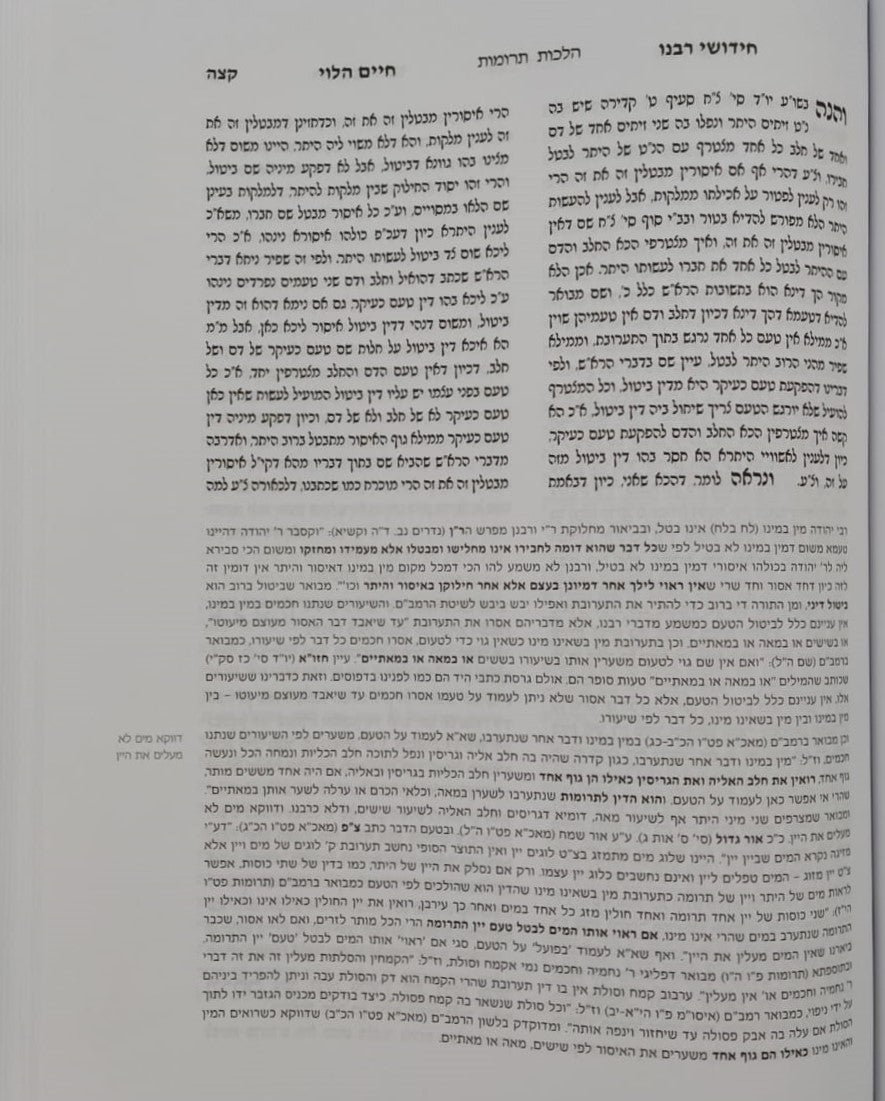 חידושי רבנו חיים הלוי על הרמב"ם - עם ביאורים והערות / אבוקה