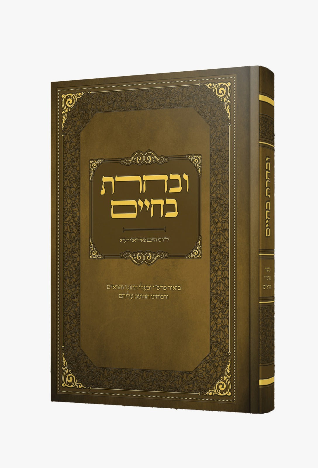 ובחרת בחיים / רבי חיים פלאג'י זיע"א