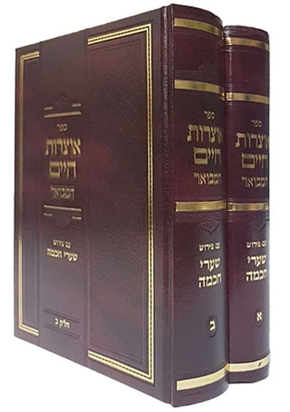 אוצרות חיים למהרח"ו המבואר - עם פירוש שערי חכמה ב' כרכים