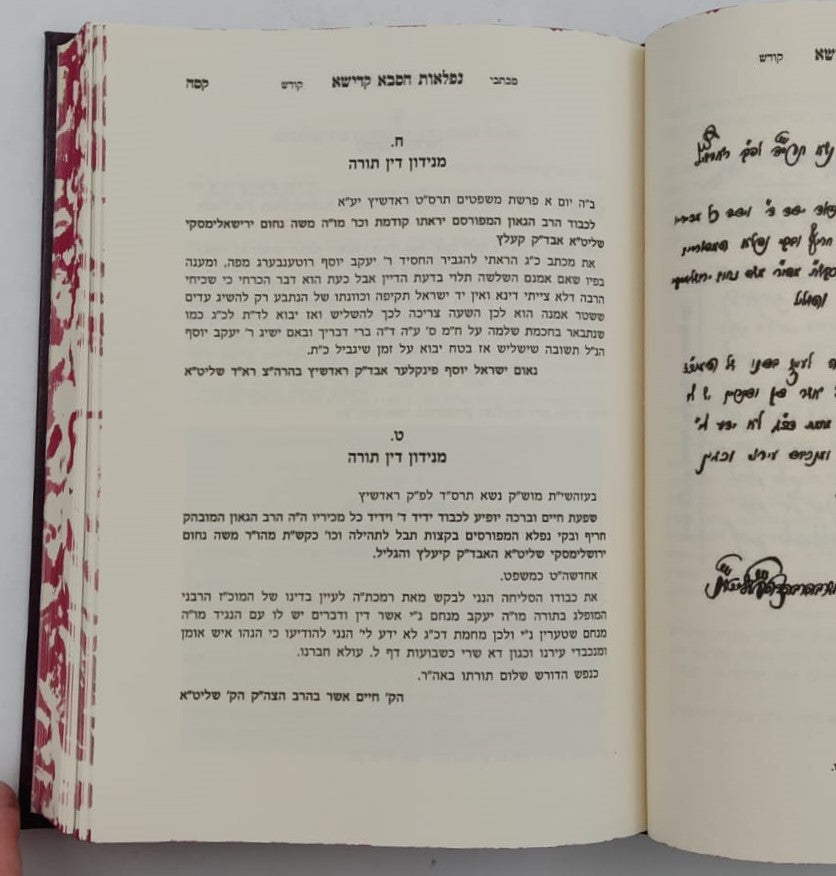 נפלאות הסבא קדישא מראדושיץ - כרך א' / על התורה ומועדים