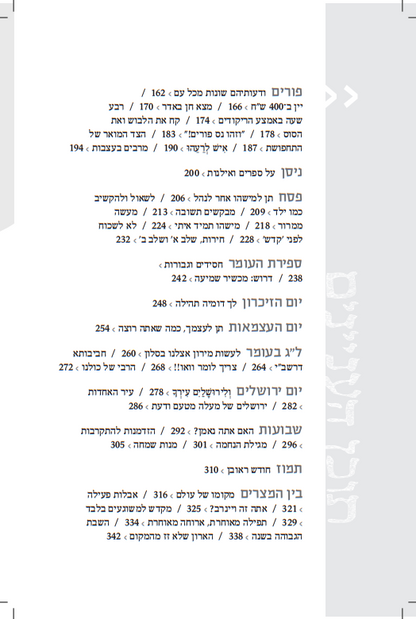 שיחת חברים בעבודת השם - מעגל השנה / עם מיכי יוסף