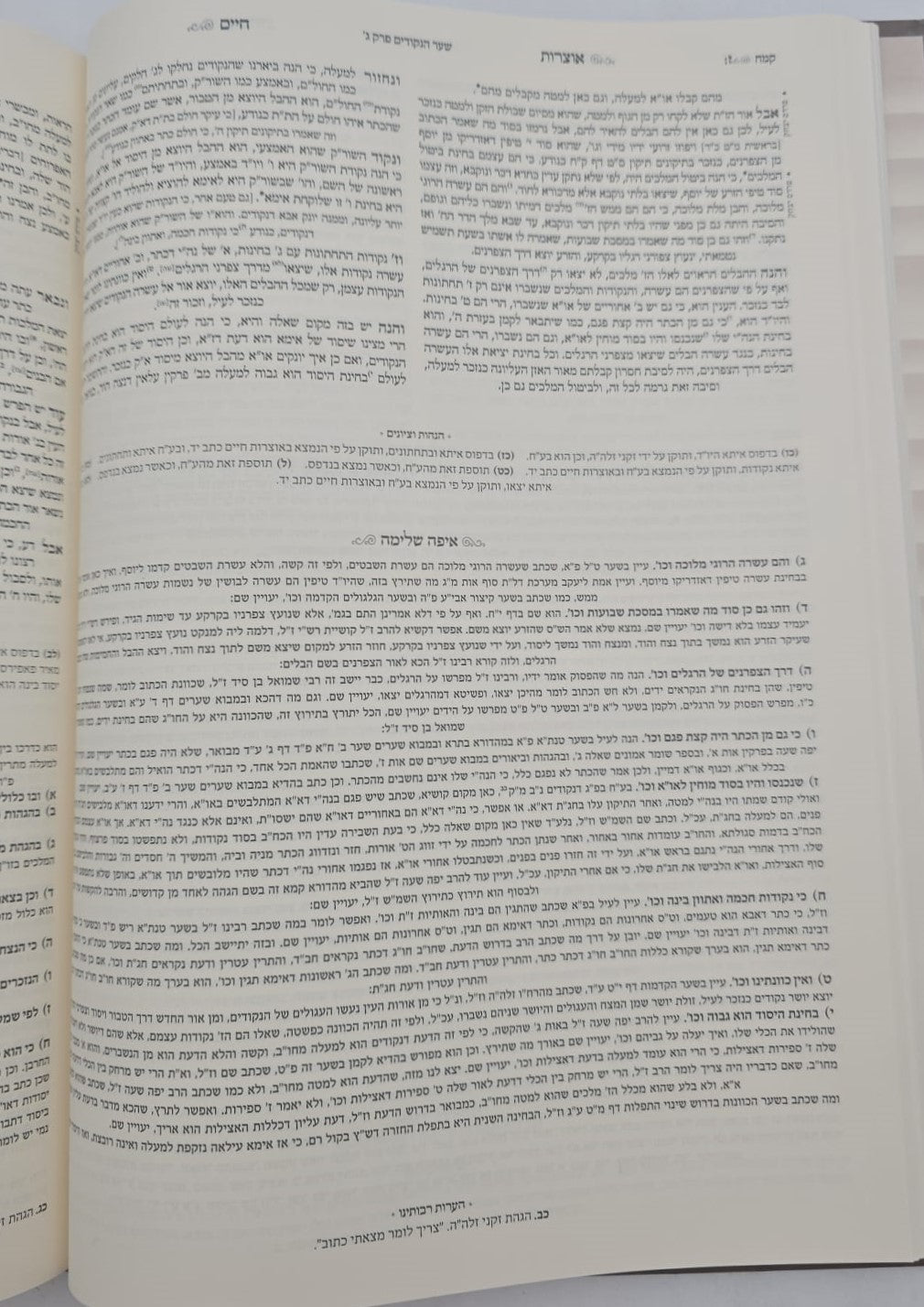 אוצרות חיים למהרח"ו - עם איפה שלמה / ישיבת השלום